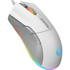 Rampage SMX-R21 Compact RGB Makrolu Kablolu Beyaz Optik Gaming Mouse