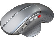Huahai T32 Ergonomik Dikey Makrolu Kablosuz Gri Optik Mouse