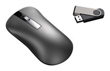 Fiauli XM10 Sessiz Makrolu Kablosuz Metalik Gri Optik Gaming Mouse