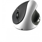 Jingyi Sessiz Ergonomik Dikey Makrolu Kablosuz Gümüş Optik Mouse