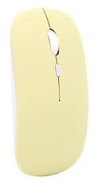 Goshyda Sessiz Ergonomik Kablosuz Krem Optik Mouse