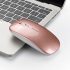 Bewinner Sessiz Ergonomik Kablosuz Altın - Pembe Optik Mouse