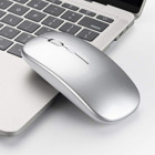 Mistaha Sessiz Kablosuz Gri Optik Mouse