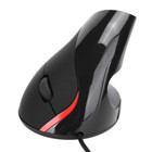 Dsheng Dikey Makrolu Kablolu Siyah Optik Gaming Mouse