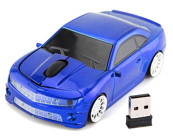 Zunate Araba Görünümlü Kablosuz Mavi Optik Mouse