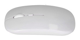 Broleo Sessiz Kablosuz Beyaz Optik Mouse