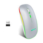 Generic RGB Sessiz Kablosuz Gri Optik Mouse