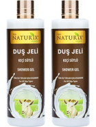 Naturix Yatıştırıcı Keçi Sütü Nemlendirici Duş Jeli 2x400 ml
