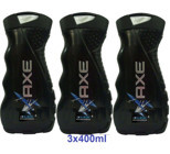 Axe Click Revitalising Duş Jeli 3x400 ml