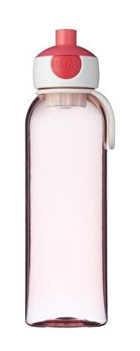 Mepal Water Bottle Pop-Up Campus Pembe Plastik Spor Yetişkin Matara 500 ml
