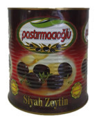 Pastırmacıoğlu Az Tuzlu Salamura Siyah Zeytin Teneke 2 kg