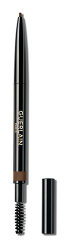 Guerlain Dark Brown 04 Asansörlü Çift Taraflı Fırçalı Suya Dayanıklı Kaş Kalemi Kahverengi