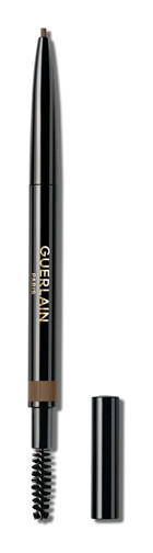 Guerlain Medium Brown 03 Asansörlü Çift Taraflı Fırçalı Suya Dayanıklı Kaş Kalemi Kahverengi