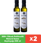 Teosole Yüksek Polifenollü Soğuk Sıkım Erken Hasat Cam Sızma Zeytinyağı 2x250 ml