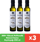 Teosole Yüksek Polifenollü Soğuk Sıkım Erken Hasat Cam Sızma Zeytinyağı 3x250 ml