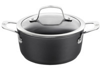 Ballarini Alba 750024850 Cam Kapaklı Granit Derin Tencere