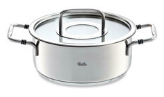 Fissler Bonn Cam Kapaklı Çelik 24 cm Derin Tencere