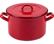 Emaylab Rainpot Emaye 20 cm Derin Tencere Kırmızı