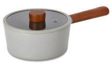 Neoflam Cam Kapaklı Döküm 18 cm Derin Sos Tencere