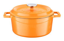 Lava Spring Döküm 24 cm Derin Tencere Turuncu