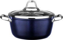 Leggno MST2828DT24BL Master Daily Cam Kapaklı Döküm 24 cm Derin Tencere