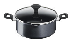 Tefal Familyday Cam Kapaklı Titanyum 24 cm Derin Tencere