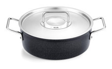 Fissler Adamant Casserrole Çelik Kapaklı Granit 24 cm Basık Tencere