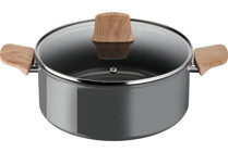 Tefal C4254613 Cam Kapaklı Titanyum 24 cm Derin Tencere