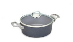 Primanova Woll D-WOLL828DLPL Cam Kapaklı Döküm 28 cm Basık Tencere
