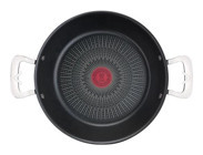 Tefal G25571 Cam Kapaklı Titanyum 26 cm Basık Tencere