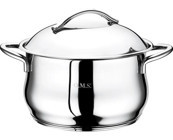 Oms Collection 2027 Paslanmaz Çelik 24 cm Derin Tencere