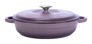 Lava New Heritage Döküm 28 cm Basık Tencere Mor