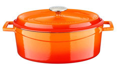 Lava Edition Döküm 23 cm Derin Tencere Turuncu