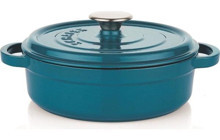 Schafer Guss Chef Döküm 24 cm Basık Tencere
