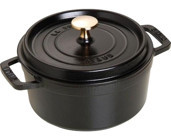 Staub La Cocotte Döküm 18 cm Derin Tencere Siyah