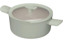 Berghoff Leo Balance Cam Kapaklı Alüminyum 24 cm Derin Tencere