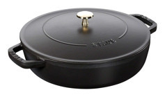 Staub 405114730 Chistera Döküm 24 cm Basık Tencere