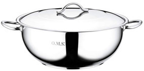 Oms Collection Paslanmaz Çelik 32 cm Derin Tencere