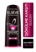 L'oréal Paris Elseve Komple Direnç Dökülme Karşıtı Arginine Biotin Vitamin B5 Kadın Saç Kremi 360 ml
