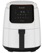 Arçelik Fra 6334 B Airfryer 4.1 lt Tek Hazneli Led Ekranlı Sıcak Hava Fritözü Beyaz