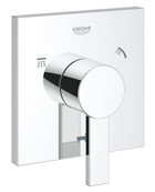 Grohe Allure Krom Kaplama Aç Kapa Ankastre Kare Banyo Bataryası Gümüş