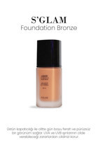 S'GLAM Tan Güneş Koruyuculu SPF 15 Sıvı Likit Fondöten 30 ml