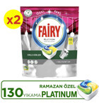 Fairy Özel Seri Limon Tablet Bulaşık Makinesi Deterjanı 2x65 Adet