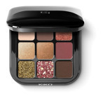 Kiko Milano 03 Burgundy Notes Toz Simli Işıltılı-Mat Işıltılı-Mat Far Paleti