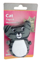 Eastland Catnipli Kedi Otlu Sesli Peluş Isırma Yavru-Yetişkin Kaplan Kedi Oyuncağı
