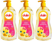 Dalin Bebek Şampuanı 700ML Kolay Tarama Badem Özlü Pompalı (3 Lü Set)