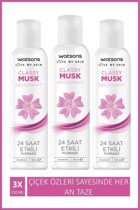 Watsons Classy Musk Pudrasız Ter Önleyici Antiperspirant Sprey Kadın Deodorant 3x150 ml