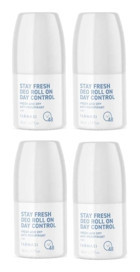 Farmasi Stay Fresh Pudrasız Ter Önleyici Antiperspirant Roll-On Erkek Deodorant 4x50 ml