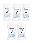 Rexona Cotton Dry Pudrasız Ter Önleyici Antiperspirant Stick Kadın Deodorant 5x40 ml
