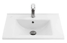 Creavit Su060 Klasik Tekli 60 cm Seramik Seramik Dikdörtgen Lavabo Beyaz